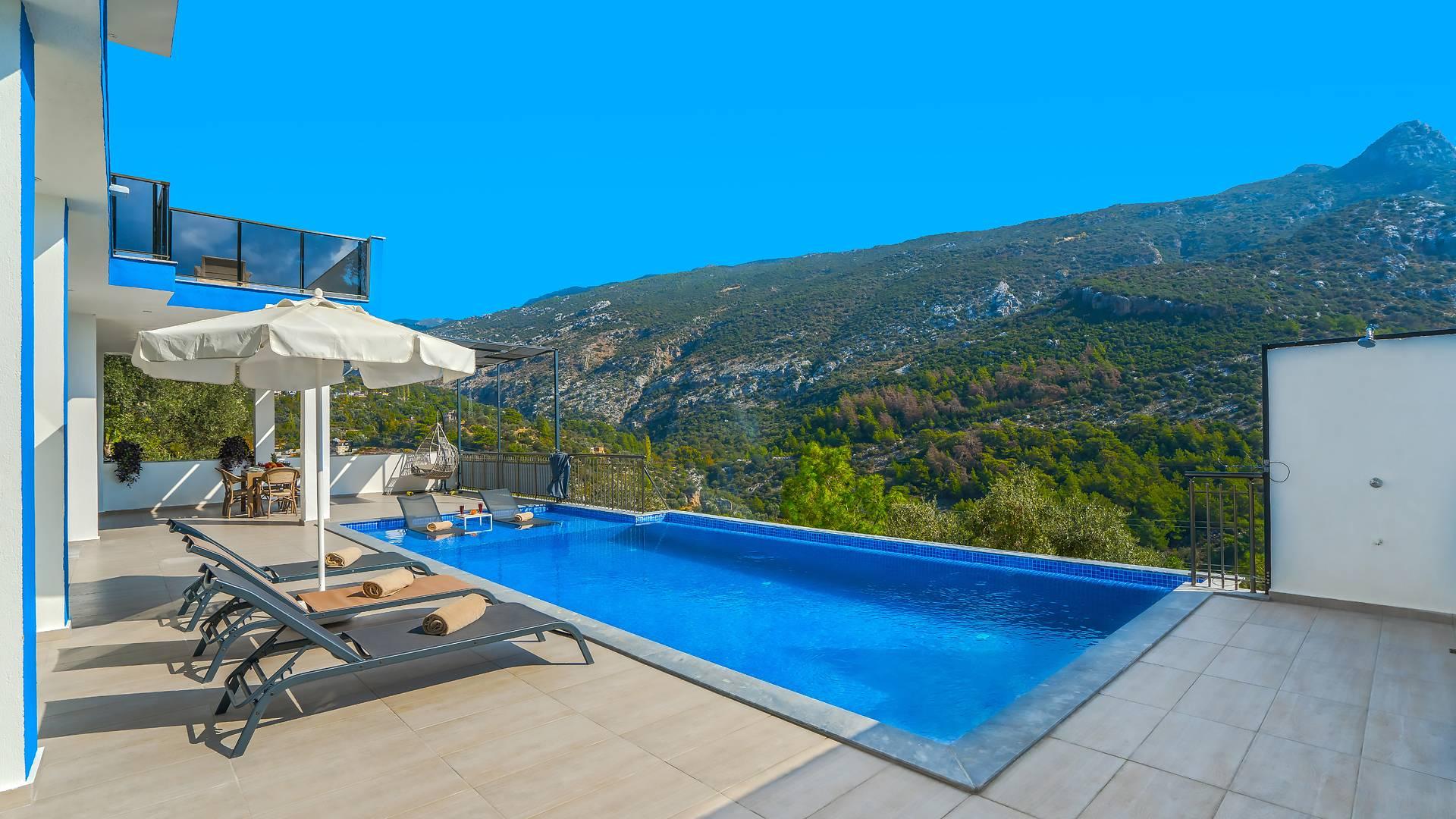 Kaş İslamlar'da Doğayla Baş Başa, Özel Havuzlu, Jakuzili Villa-31893
