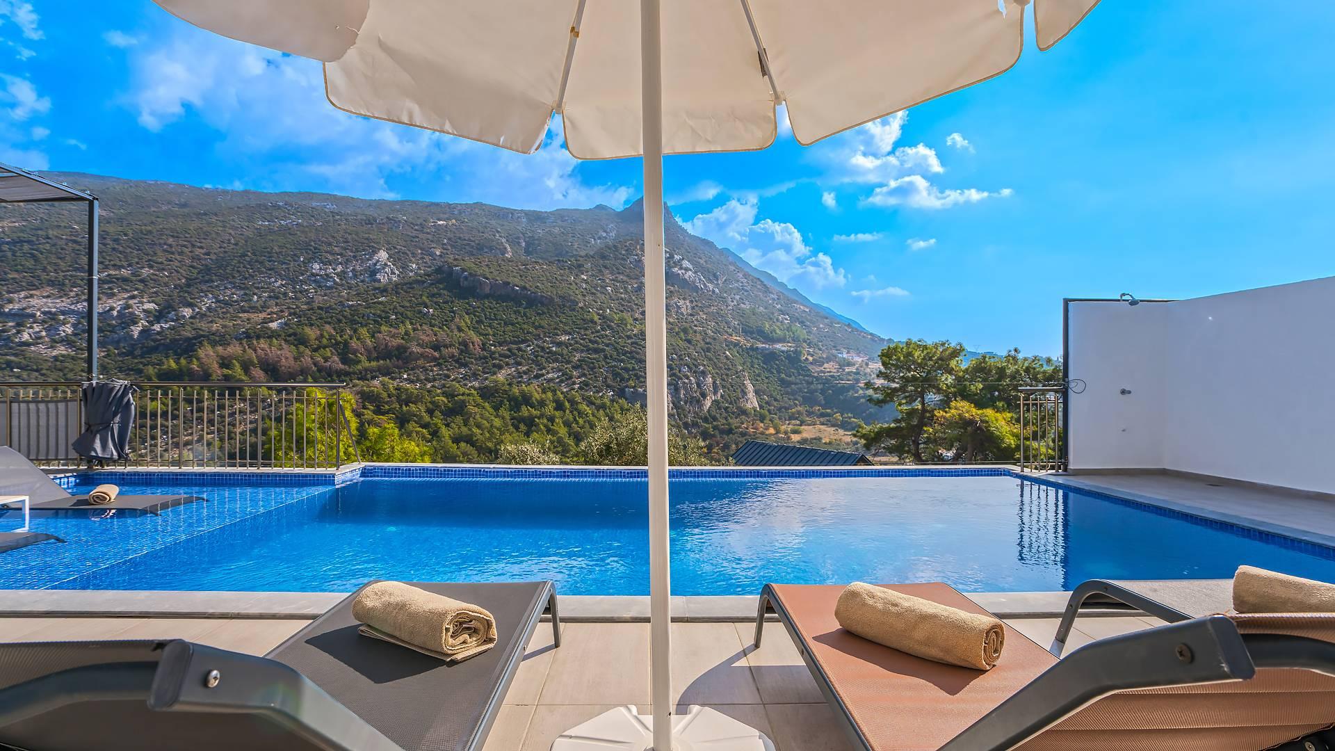 Kaş İslamlar'da Doğayla Baş Başa, Özel Havuzlu, Jakuzili Villa-31893