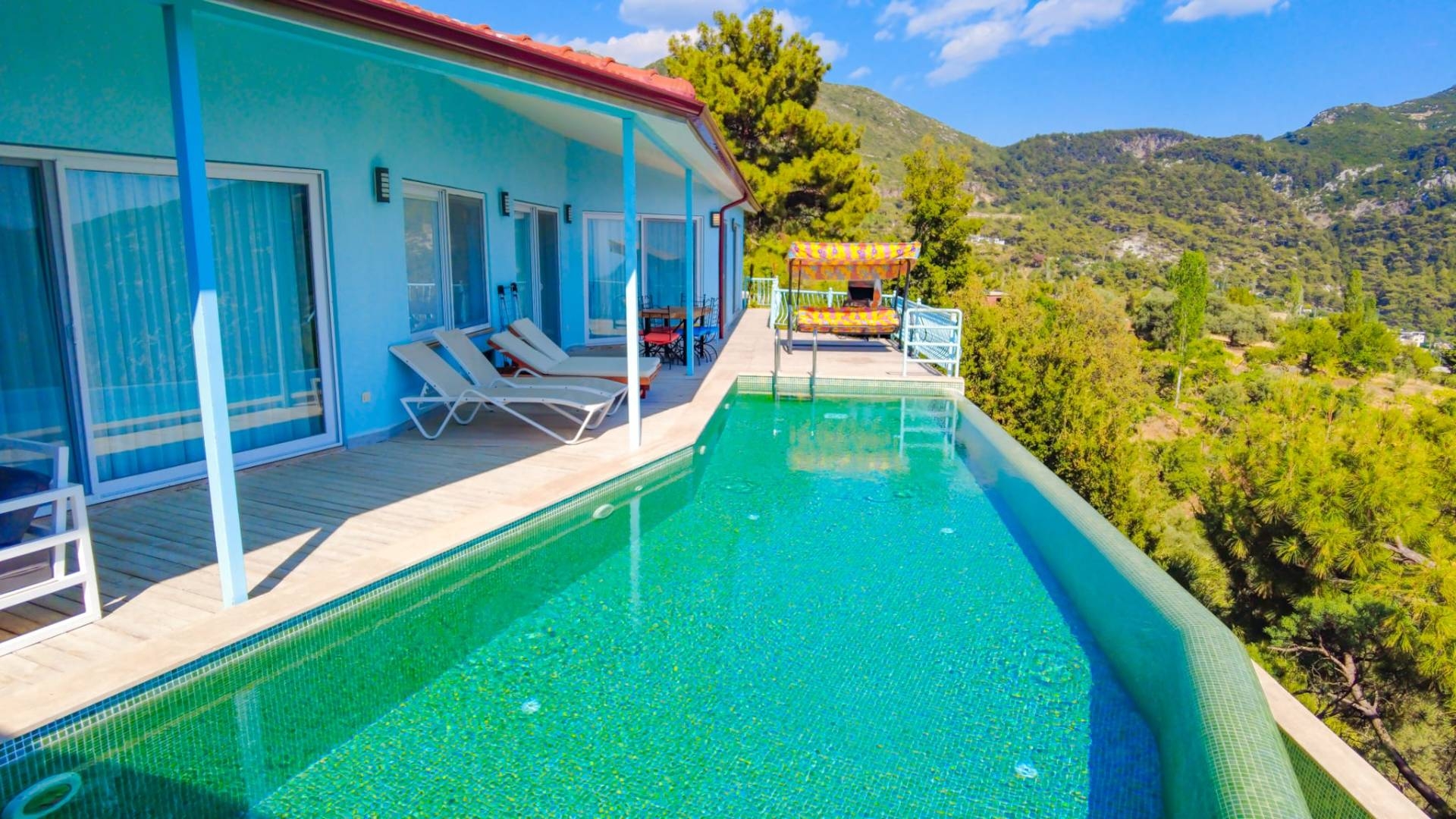 Kaş İslamlar'da Doğayla Baş Başa, Sonsuzluk Havuzlu, Balayı Villası