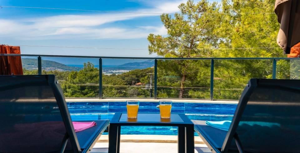 Kaş İslamlar'da Doğayla İç İçe, Özel Havuzlu, 2+1 Şık Villa -40330