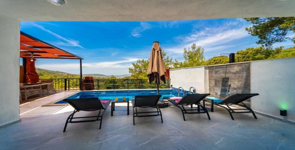 Kaş İslamlar'da Doğayla İç İçe, Özel Havuzlu, 2+1 Şık Villa -40330