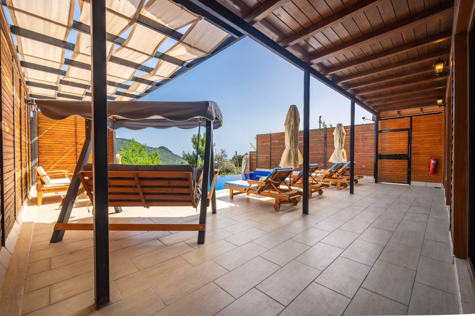 Kaş İslamlar'da Enfes Doğa Manzaralı, Özel Havuzlu, 2+1 Bungalov-43831