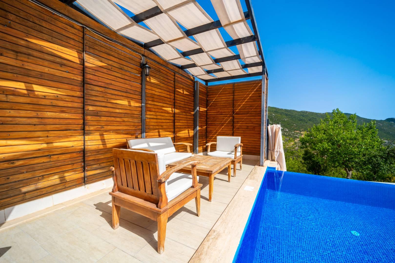 Kaş İslamlar'da Enfes Doğa Manzaralı, Özel Havuzlu, 2+1 Bungalov-43831