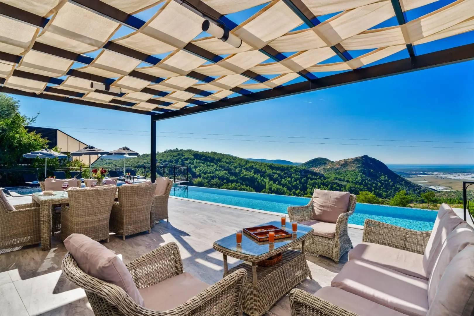 Kaş İslamlar'da Geniş Ailelere Uygun, Özel Havuzlu, Lüks Villa-43937