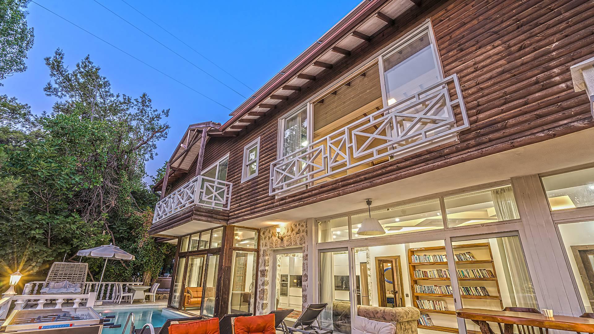 Kaş İslamlar'da Gözlerden Uzak Konumda, Özel Havuzlu, Otantik Villa-43378