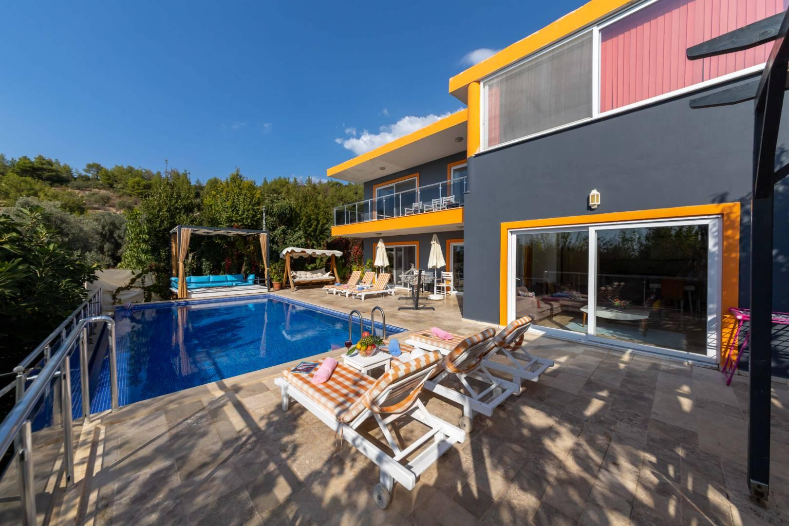 Kaş İslamlar'da Huzur Dolu Doğada, Özel Havuzlu, Lüks Villa-41915