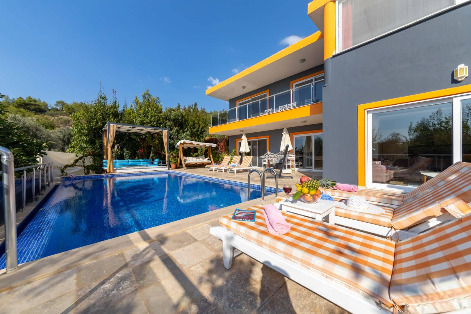 Kaş İslamlar'da Huzur Dolu Doğada, Özel Havuzlu, Lüks Villa-41915