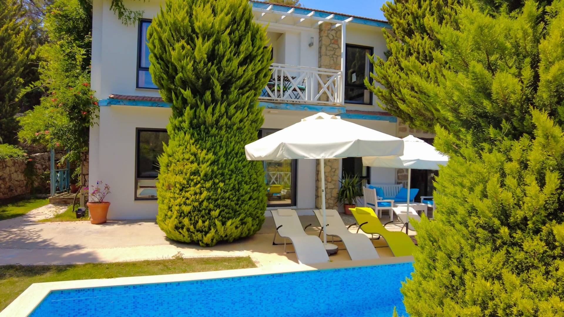 Kaş İslamlar'da Kalabalık Ailelere Uygun, Özel Havuzlu, Ferah Villa