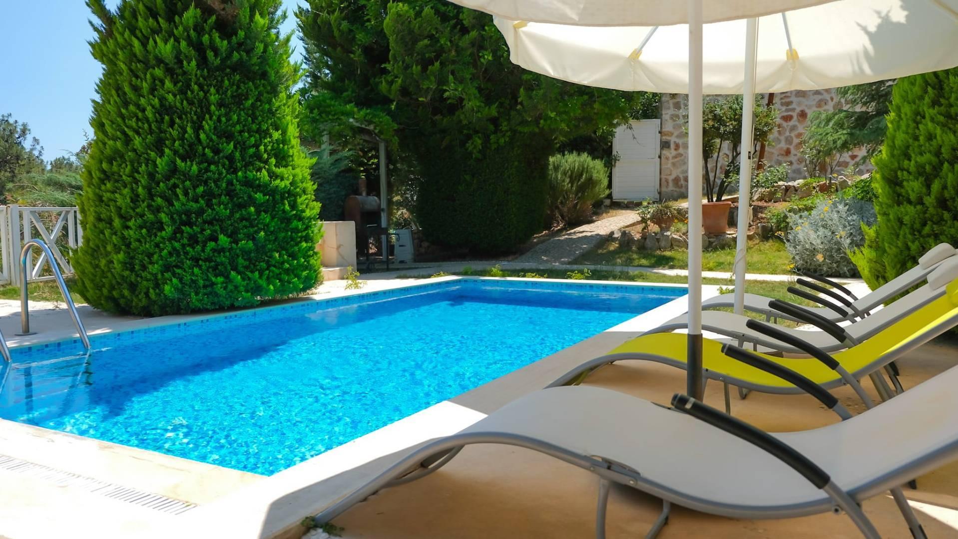 Kaş İslamlar'da Kalabalık Ailelere Uygun, Özel Havuzlu, Ferah Villa-42307