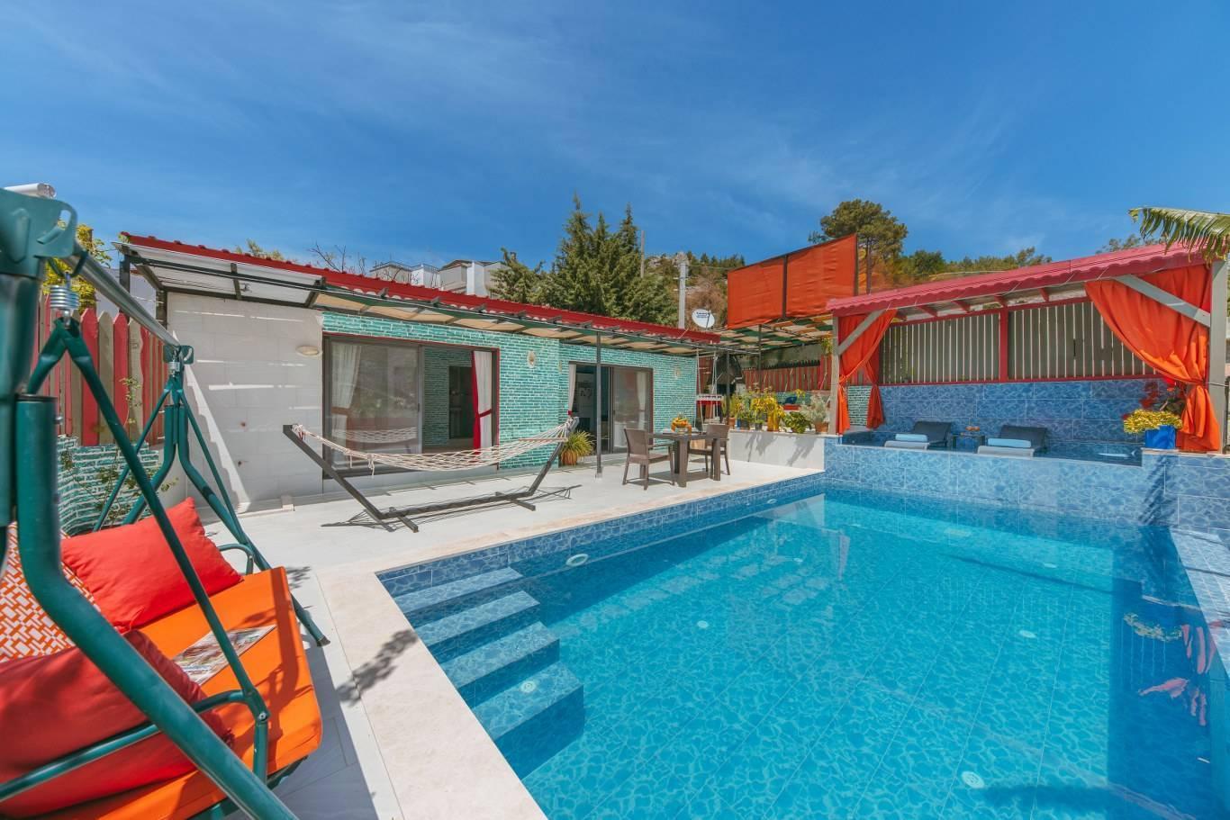 Kaş İslamlar'da Muhteşem Doğada, Özel Havuzlu, Balayı Villası-43511