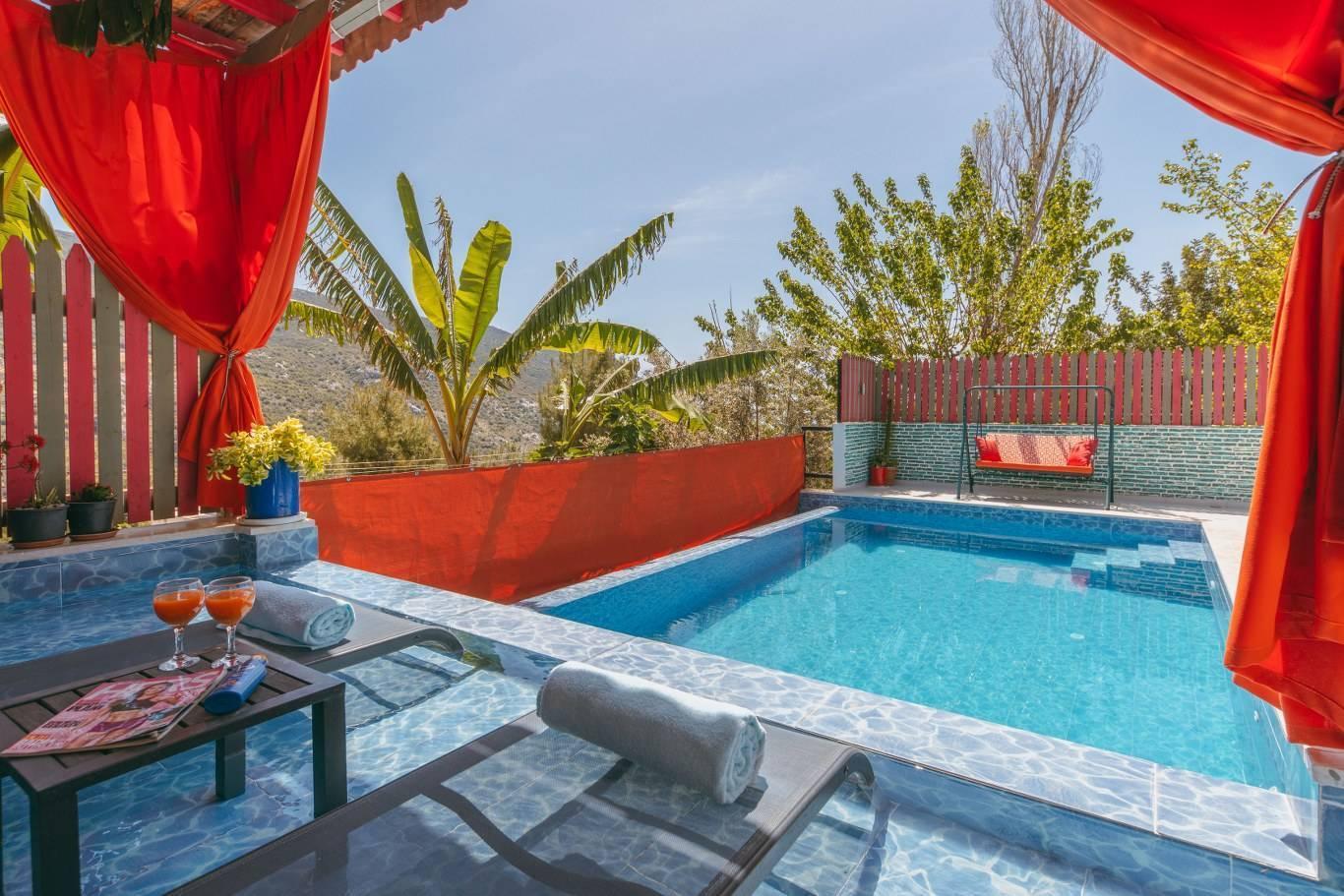 Kaş İslamlar'da Muhteşem Doğada, Özel Havuzlu, Balayı Villası-43511