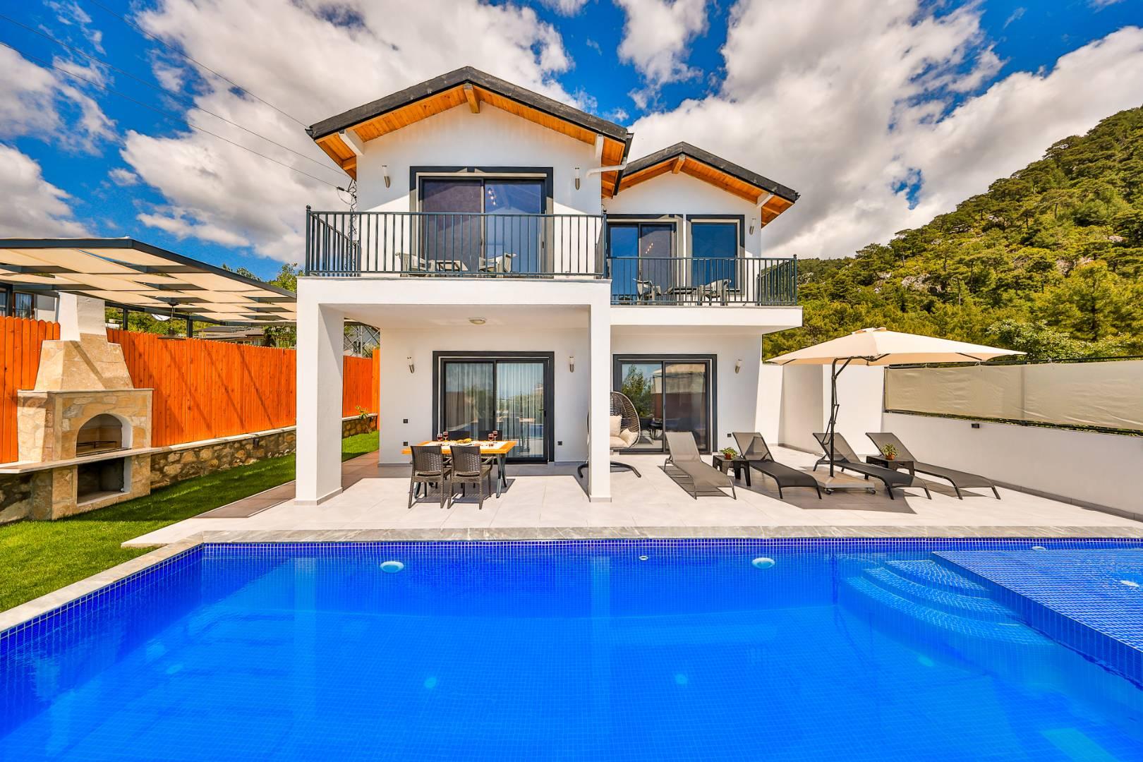 Kaş İslamlar'da Muhteşem Doğada, Özel Havuzlu, Konforlu Villa -39578