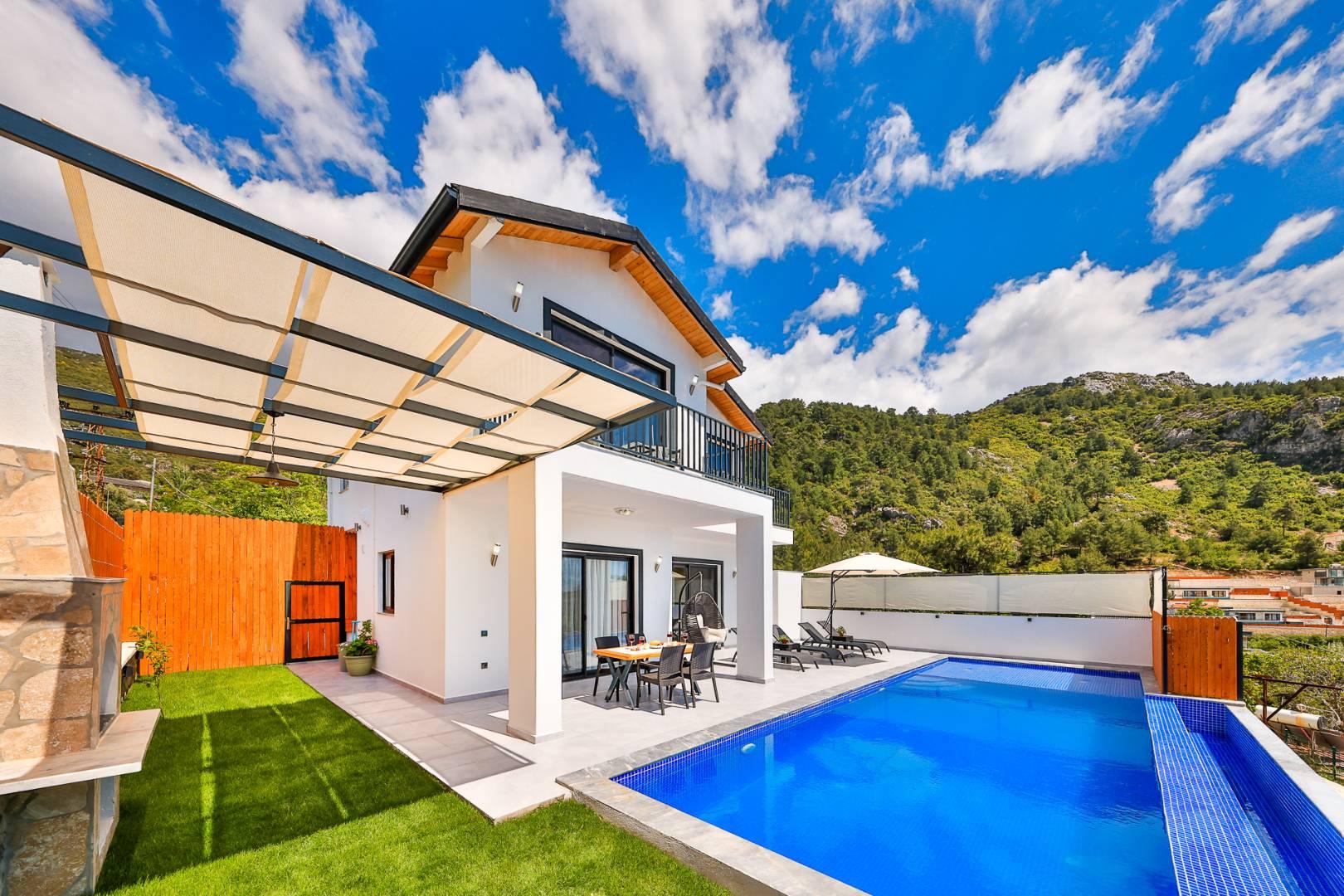 Kaş İslamlar'da Muhteşem Doğada, Özel Havuzlu, Konforlu Villa -39578