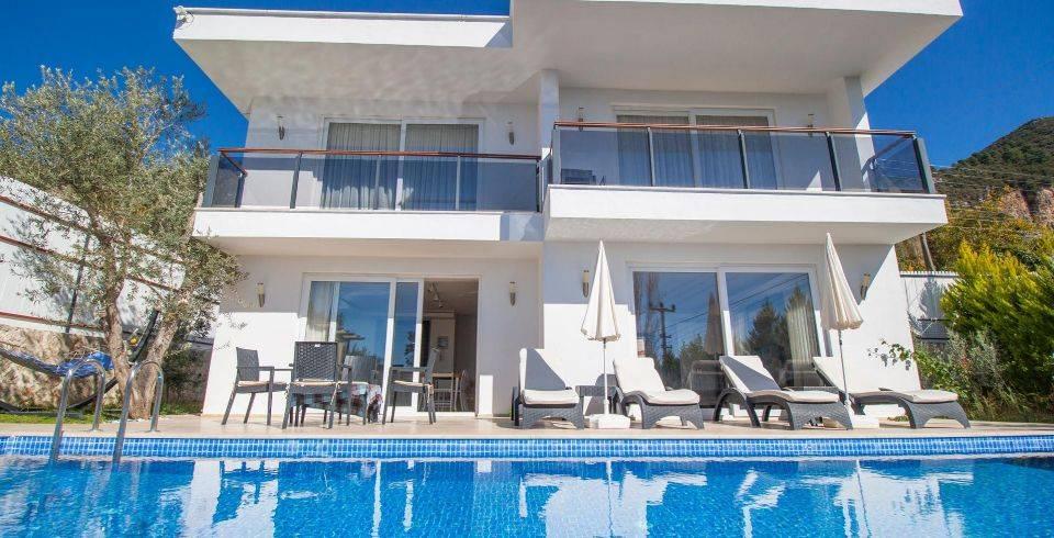 Kaş İslamlar'da Orman Manzaralı, Özel Havuzlu, 2+1 Şık Villa -39891