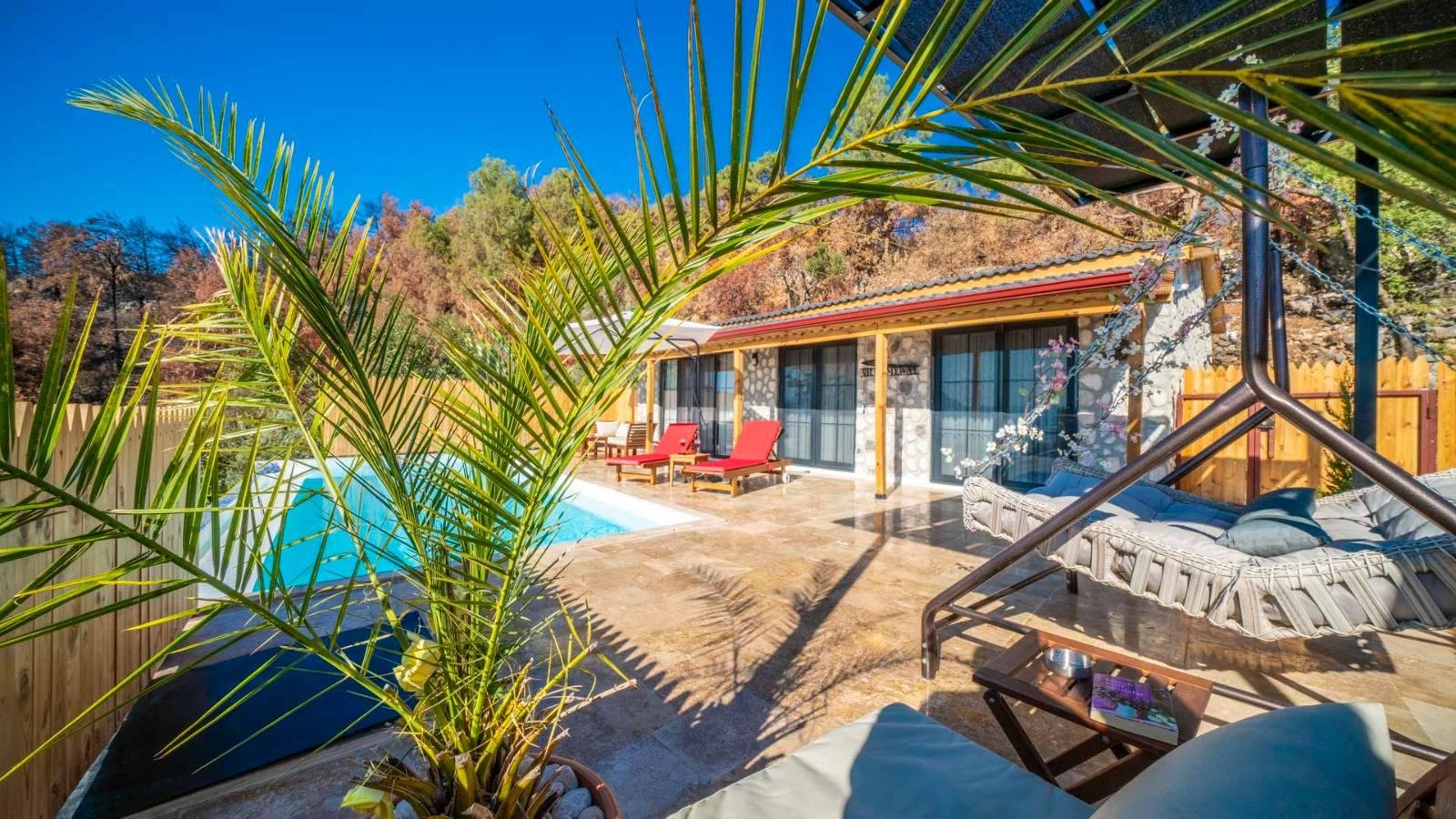 Kaş İslamlar'da Sakin Doğada, Özel Havuzlu, Balayı Villası-42325