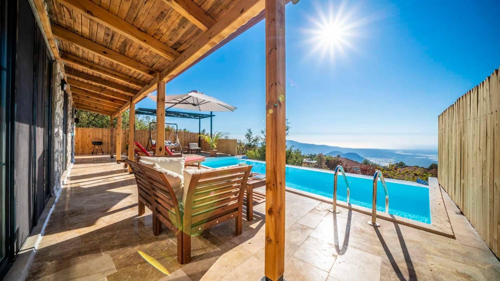 Kaş İslamlar'da Sakin Doğada, Özel Havuzlu, Balayı Villası-42325