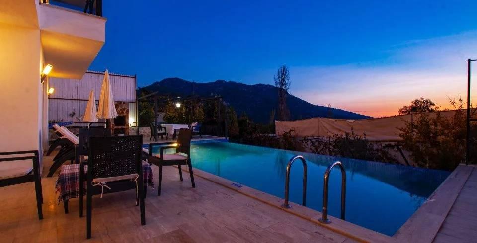 Kaş İslamlar'da Sakin Konumda, Özel Havuzlu, Jakuzili, Ferah Villa-39788