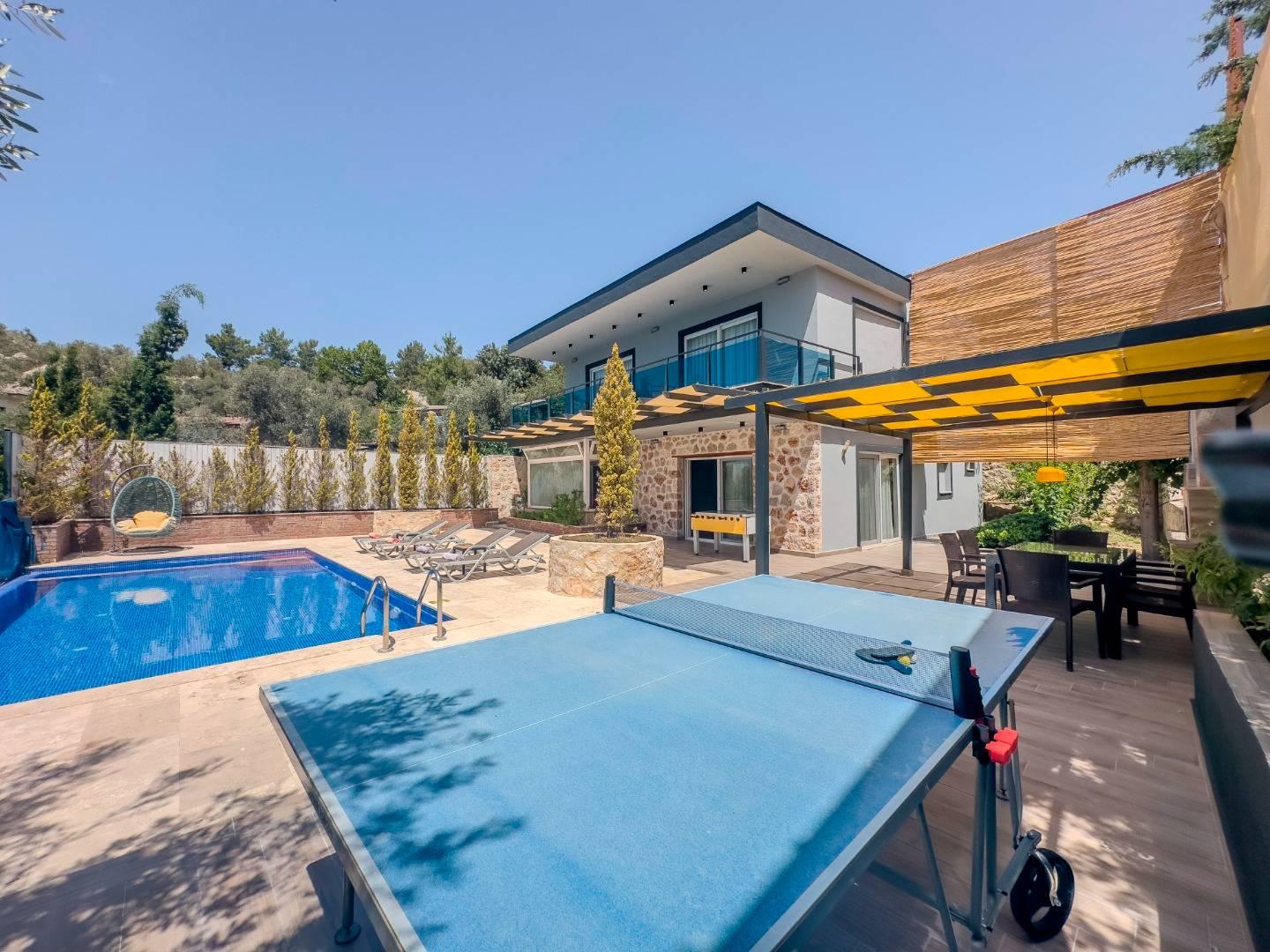 Kaş İslamlar'da Sessiz Konumda, Özel Havuzlu, Tatil Villası-42972