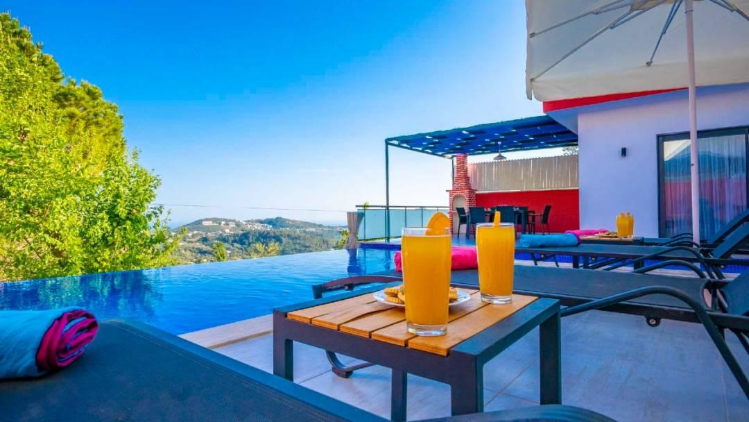 Kaş İslamlar'da Yeşillikler İçerisinde, Özel Havuzlu, 2+1 Villa-43632