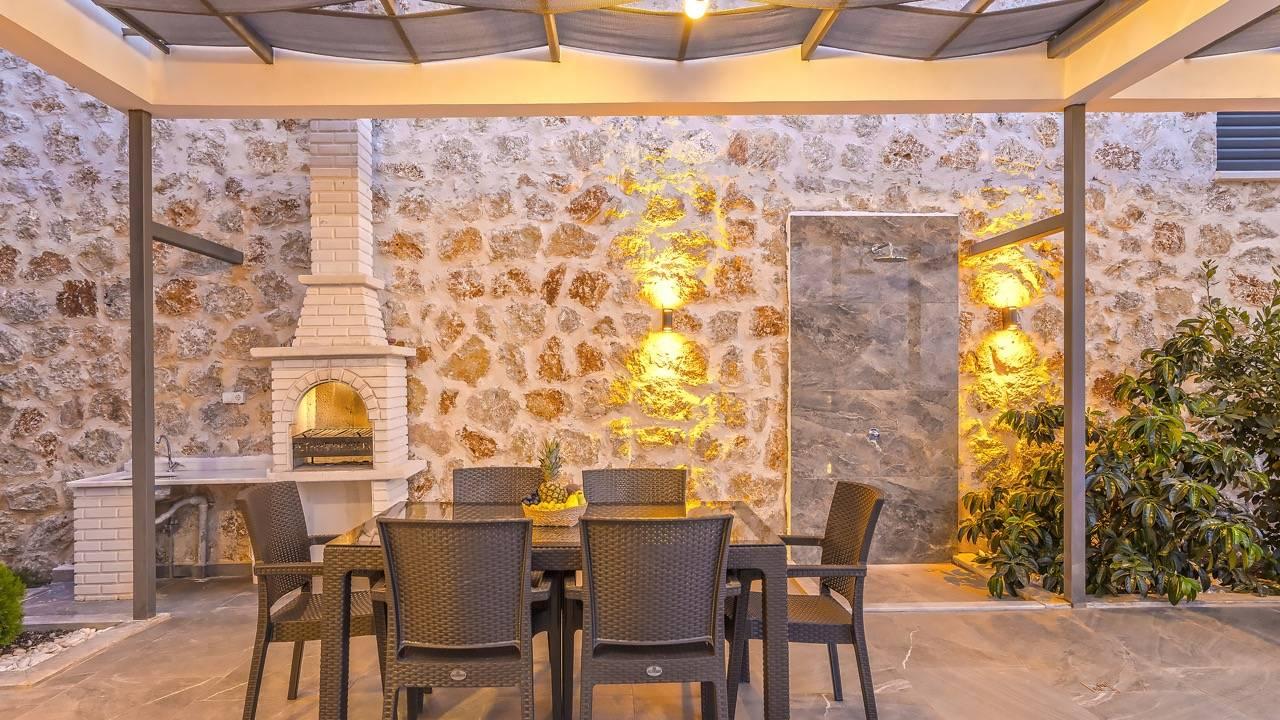 Kaş Kalkan'da Balayı Çiftlerine Uygun, Özel Havuzlu, Konforlu Villa-41970