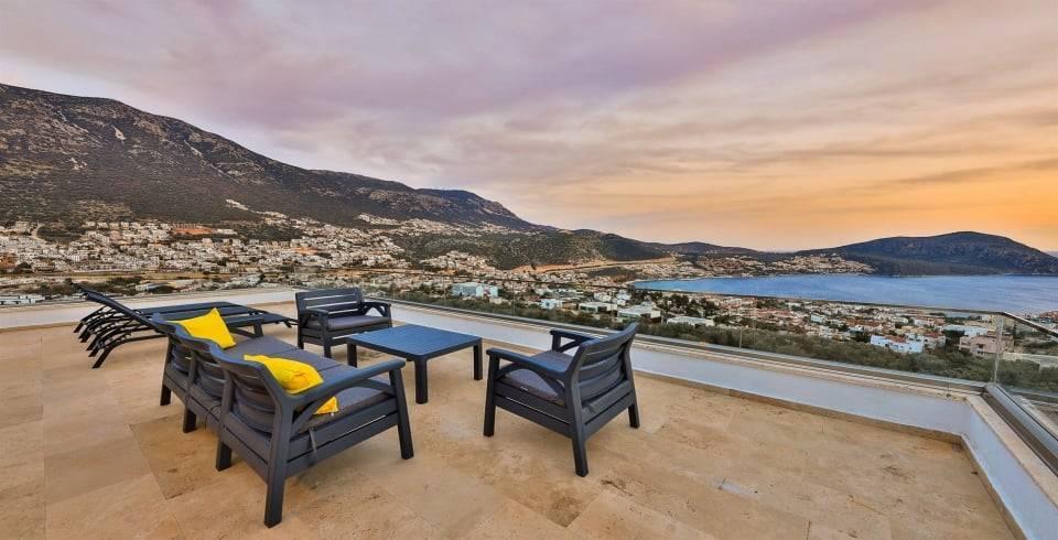 Kaş Kalkan'da Masalsı Deniz Manzaralı, Özel Havuzlu, Lüks Villa-41644