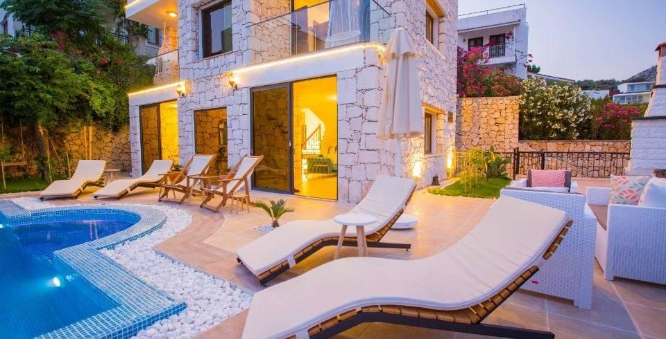 Kaş Kalkan'da Denize Yakın, Özel Havuzlu, Modern Tasarımlı Villa-40149