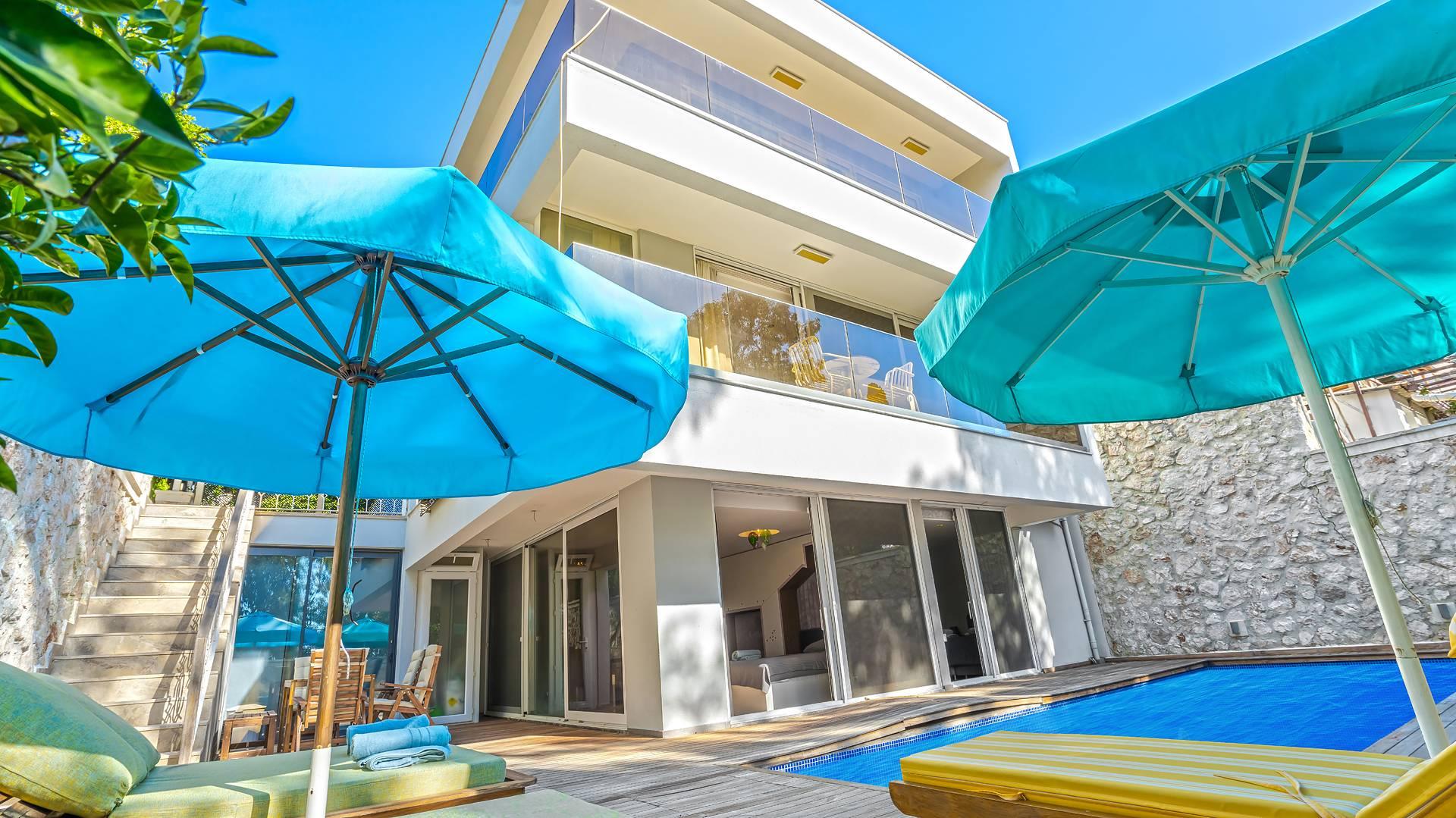 Kaş Kalkan'da Denize Yürüme Mesafesinde, Özel Havuzlu, Merkezi Villa-41820