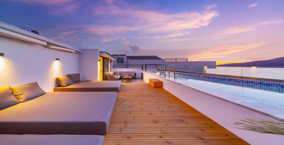 Kaş Kalkan'da Benzersiz Deniz Manzaralı, Özel Havuzlu, Estetik Villa-40356