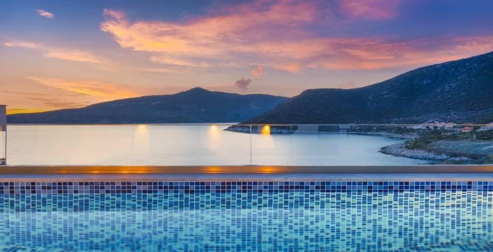 Kaş Kalkan'da Benzersiz Deniz Manzaralı, Özel Havuzlu, Estetik Villa-40356