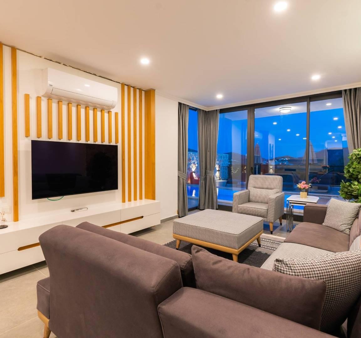 Kaş Kalkan'da Enfes Doğa İçerisinde, Özel Havuzlu, Estetik Villa-39563