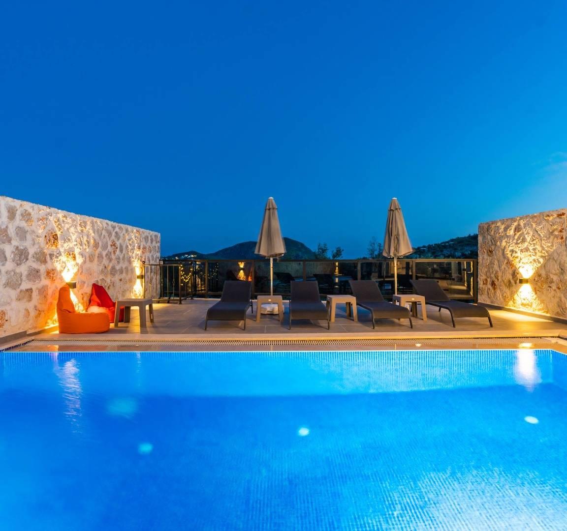 Kaş Kalkan'da Enfes Doğa İçerisinde, Özel Havuzlu, Estetik Villa-39563