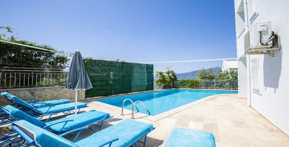 Kaş Kalkan'da Geniş Ailelere Uygun, Özel Havuzlu, 8 Kişilik Villa