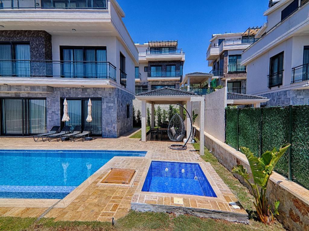 Kaş Kalkan'da Geniş Ailelere Uygun, Özel Havuzlu, Estetik Villa-35295