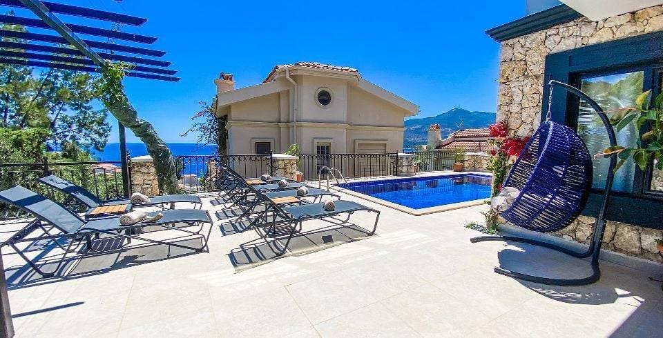 Kaş Kalkan'da Geniş Ailelere Uygun, Özel Havuzlu, Lüks Villa-39398