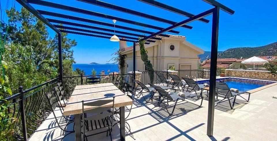 Kaş Kalkan'da Geniş Ailelere Uygun, Özel Havuzlu, Lüks Villa-39398