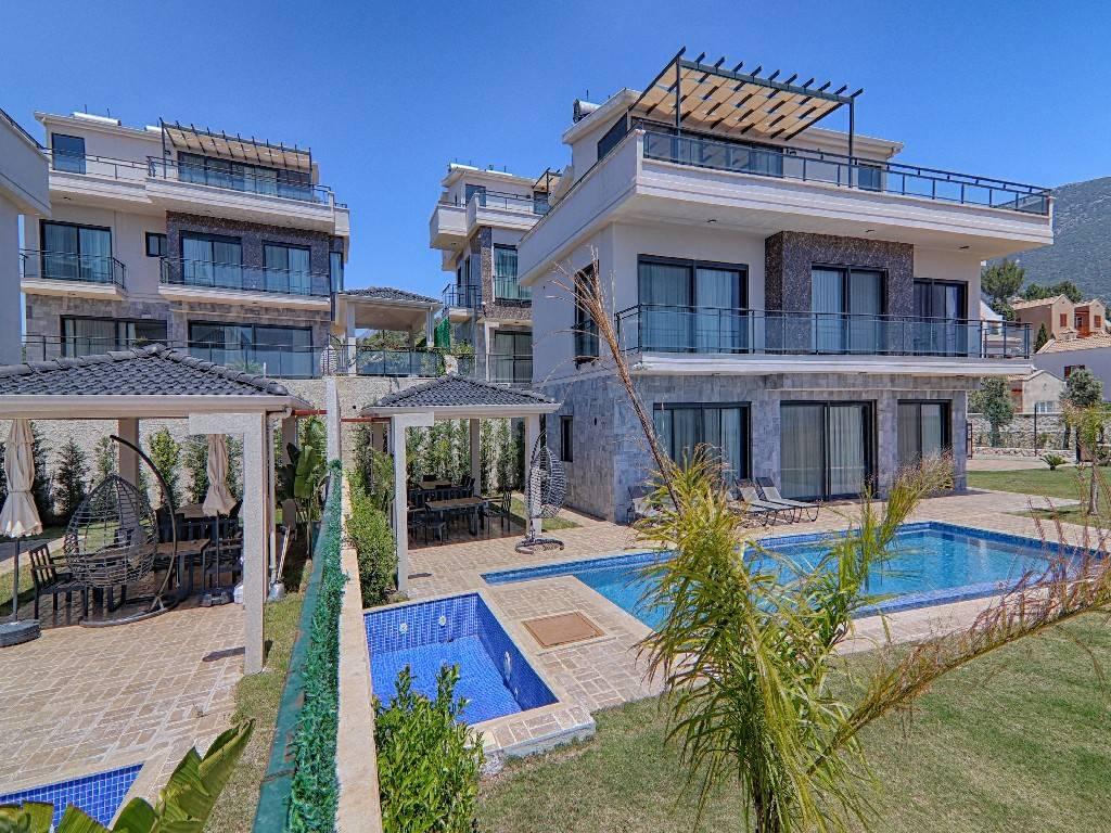 Kaş Kalkan'da Geniş Alanlara Sahip, Özel Havuzlu, Lüks Villa -35289