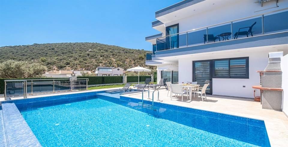 Kaş Kalkan'da Göz Alıcı Doğa Manzaralı, Özel Havuzlu, Modern Villa-39560