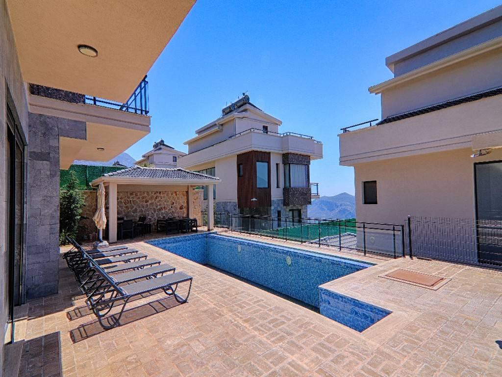 Kaş Kalkan'da Kalabalık Ailelere Uygun, Özel Havuzlu, Modern Villa-39257