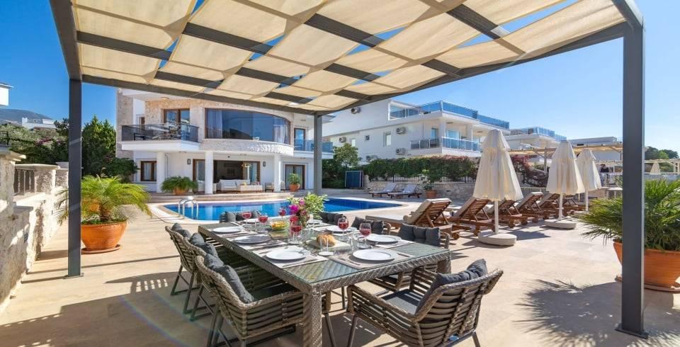 Kaş Kalkan'da Geniş Ailelere Uygun, Özel Havuzlu, Şık Villa-41463