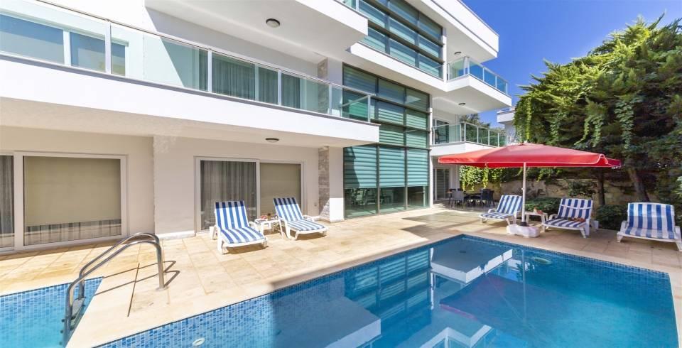 Kaş Kalkan'da Kalabalık Gruplara Uygun, Özel Havuzlu, Konforlu Villa-40027
