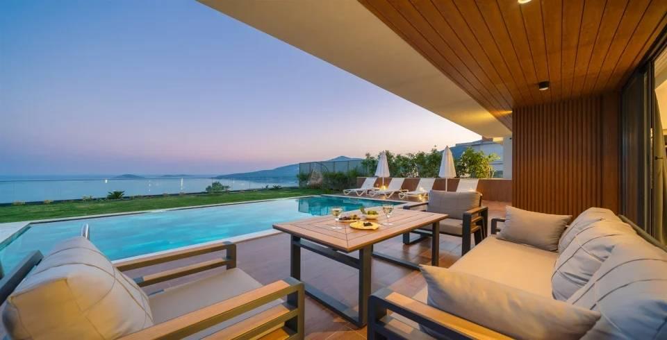 Kaş Kalkan'da Lüks Tasarımlı, Özel Havuzlu, 3+1 Konforlu Villa-39830