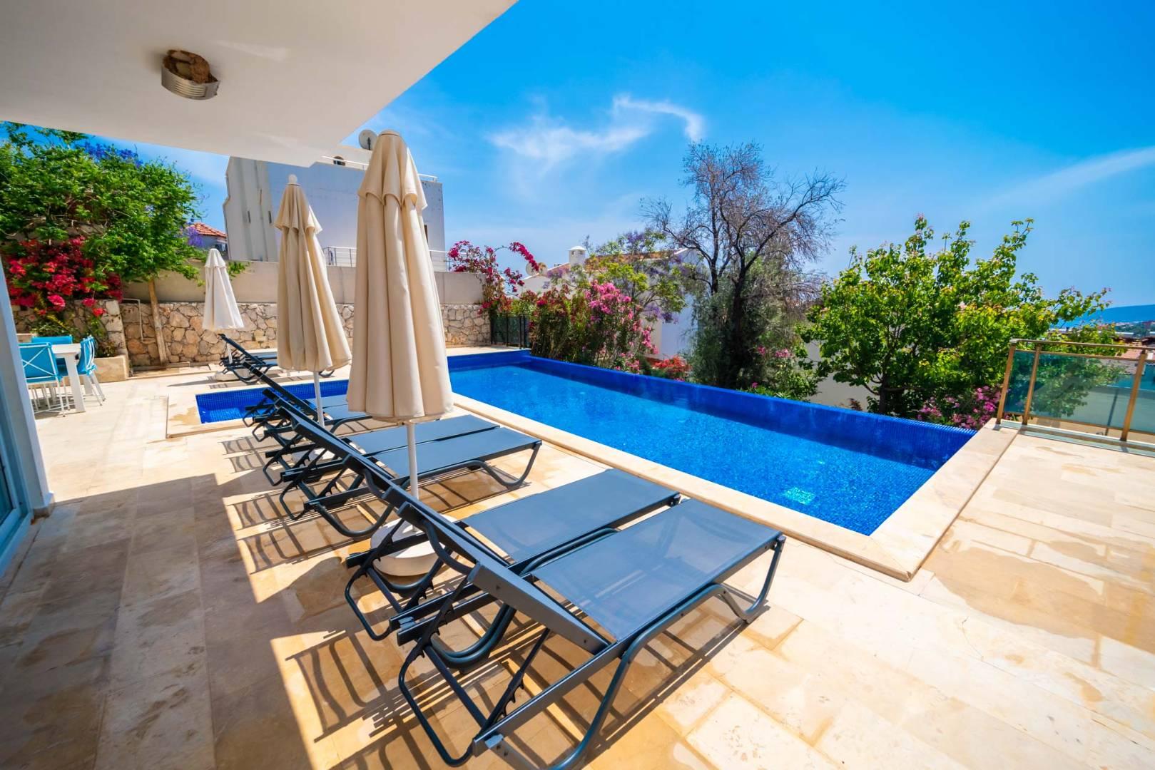 Kaş Kalkan'da Benzersiz Deniz Manzaralı, Özel Havuzlu, Lüks Villa-40912