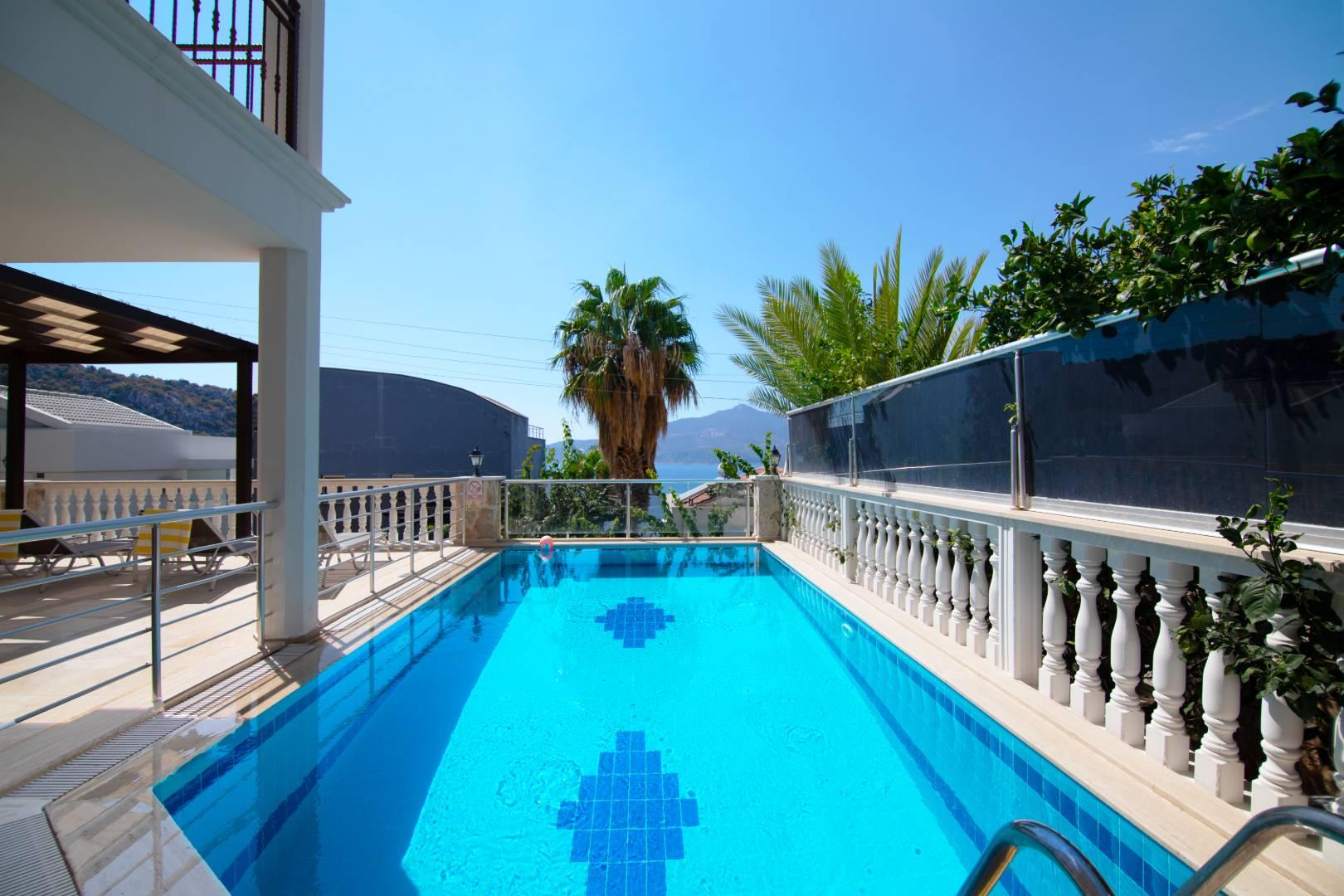 Kaş Kalkan'da Muhteşem Deniz Manzaralı, Özel Havuzlu, Lüks Villa-43974