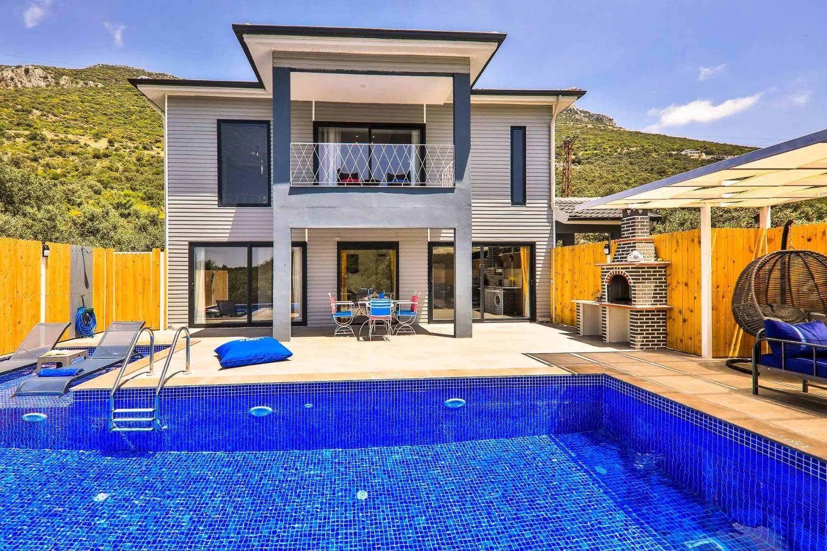 Kaş Kalkan'da Muhteşem Doğada, Özel Havuzlu, Balayı Villası-43959