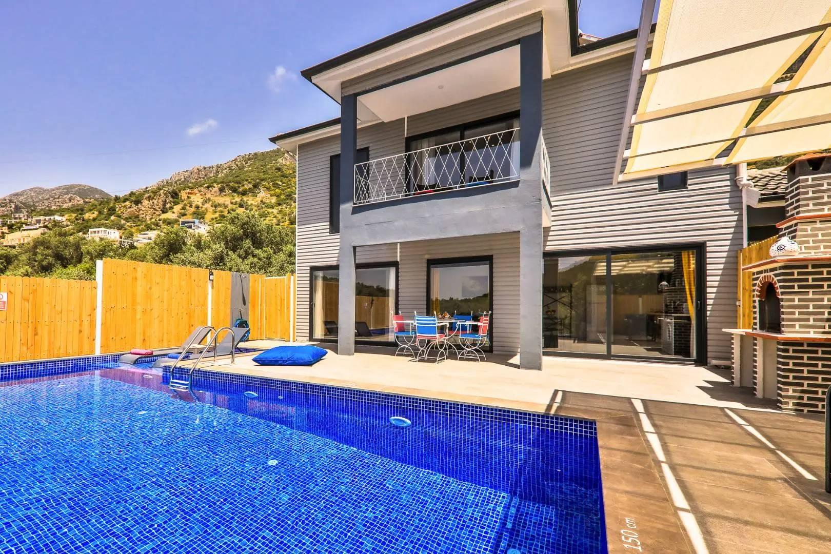 Kaş Kalkan'da Muhteşem Doğada, Özel Havuzlu, Balayı Villası-43959