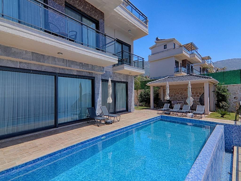 Kaş Kalkan'da Muhteşem Doğada, Özel Havuzlu, Şık Kiralık Villa-35297