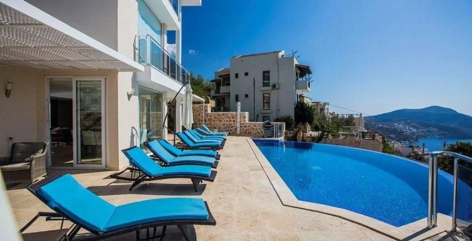 Kaş Kalkan'da Yeşillikler Arasında, Özel Havuzlu, Lüks Villa-15076