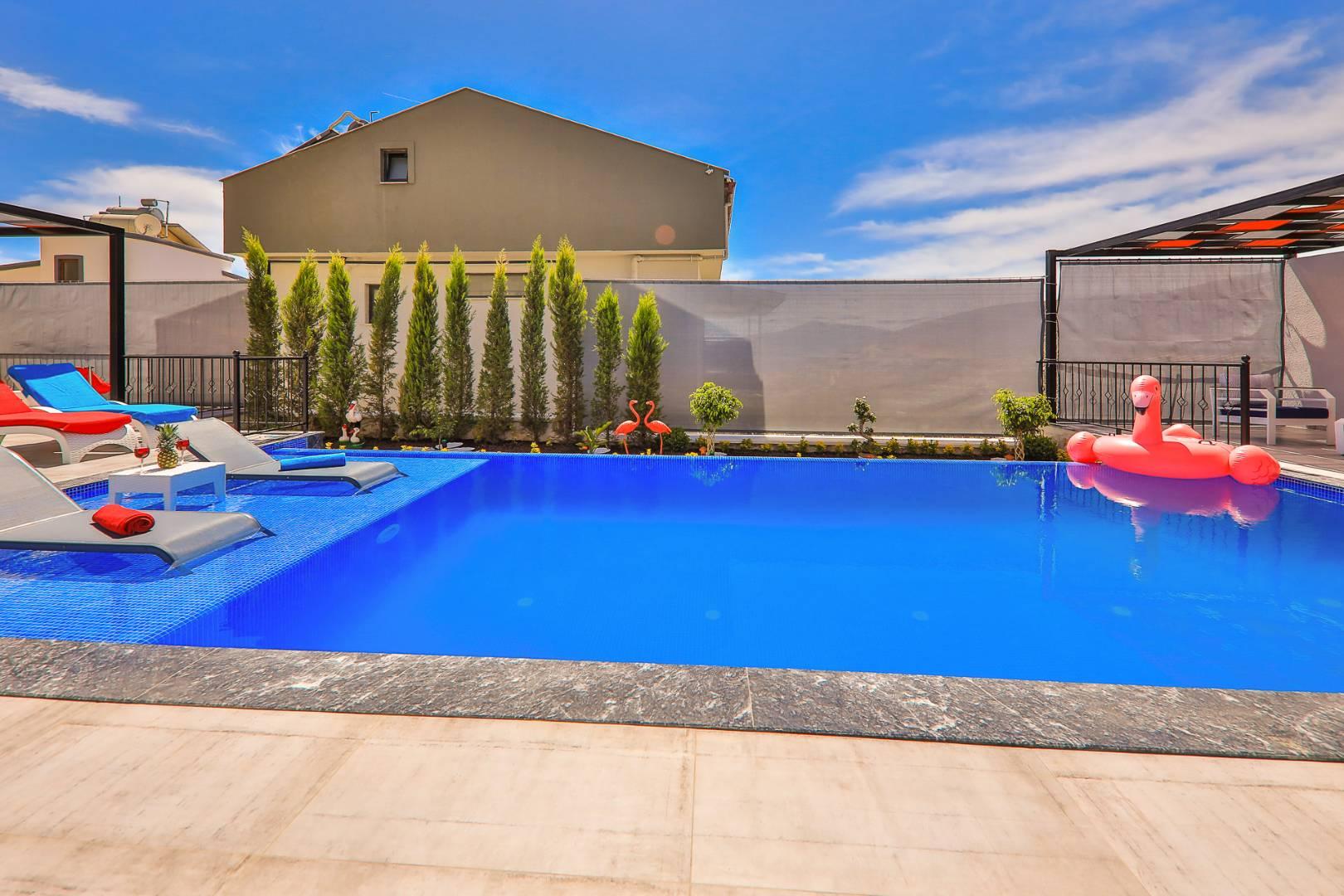 Kaş Kalkan'da Panoramik Deniz Manzaralı, Özel Havuzlu, Modern Villa-42109