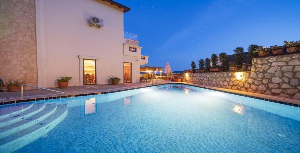 Kaş Kalkan'da Sonsuz Doğa Manzaralı, Özel Havuzlu, Estetik Villa-39851