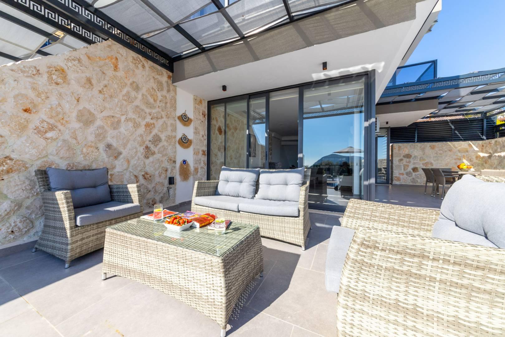 Kaş Kalkan'da Tasarımıyla Büyüleyen, Özel Havuzlu, Modern Villa-43683